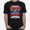 Diesel Mechanic I Stand For The American Flag Work Hard And Kneel For The Lord T-Shirt