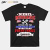 Diesel Mechanic I Stand For The American Flag Work Hard And Kneel For The Lord T-Shirt