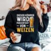 Dieser Korper Wird Prasentiert Von Weizen Sweater