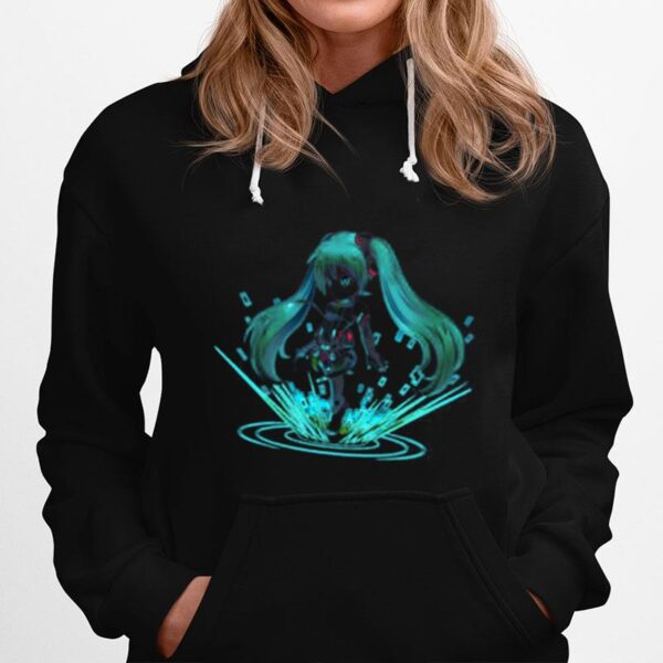 Digital Art Of Hatsune Miku Hoodie