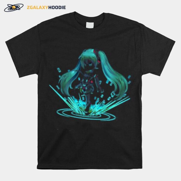 Digital Art Of Hatsune Miku T-Shirt