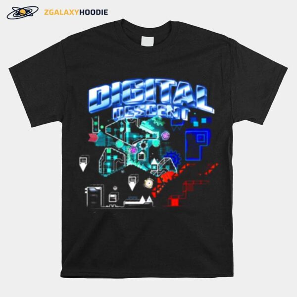 Digital Descent Geometry Dash T-Shirt