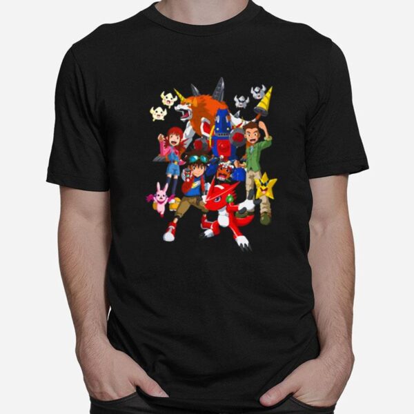 Digital Monsters Tees Fan Art Awesome Gift For Lovers Digimon T-Shirt