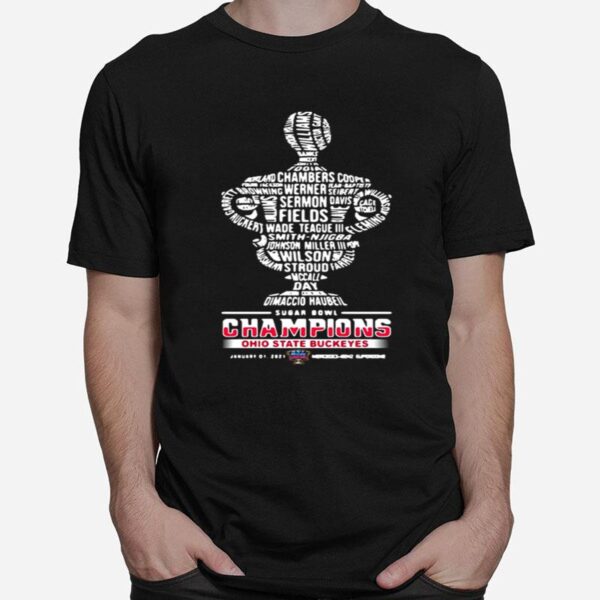 Dimaco Haubeil Sugar Bowl Champions Ohio State Buckeyes T-Shirt