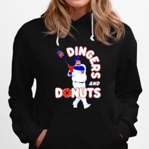 Dingers And Donuts Baseball Hoodie