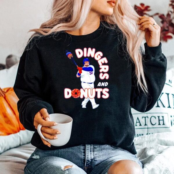 Dingers And Donuts Baseball Sweater