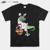 Dino Bunny Rabbit Eggs Basket Tee T-Shirt