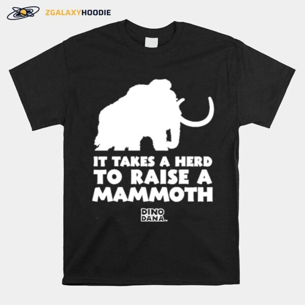 Dino Dana White Mammoth T-Shirt