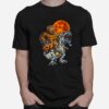 Dinosaur Bigfoot Halloween T-Shirt