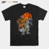 Dinosaur Bigfoot Halloween T-Shirt