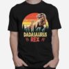 Dinosaur Daddysaurus Rex Vintage T-Shirt
