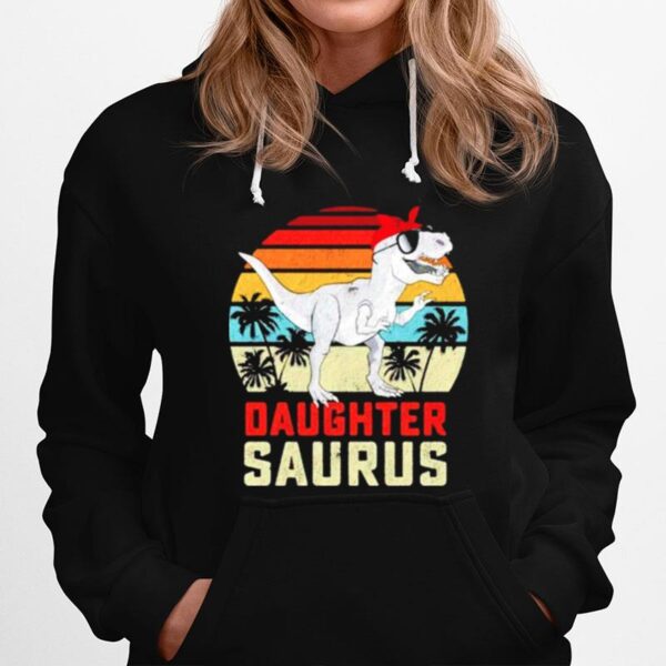 Dinosaur Daughter Saurus Vintage Hoodie