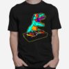 Dinosaur Dj Party Club T-Shirt