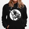 Dinosaur Godzilla Playing Guitar Cool Hoodie