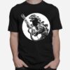 Dinosaur Godzilla Playing Guitar Cool T-Shirt