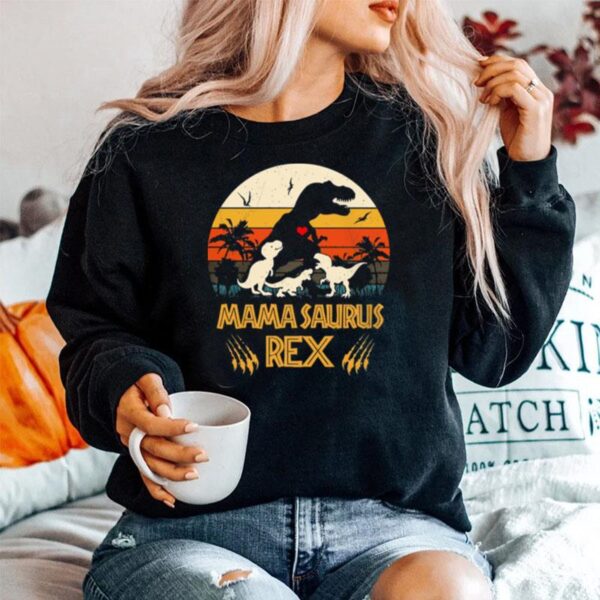 Dinosaur Mamasaurus Rex Vintage Sweater