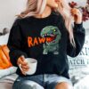 Dinosaur T Rex Rawr Mummy Pumpkin Halloween Sweater