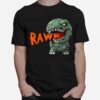 Dinosaur T Rex Rawr Mummy Pumpkin Halloween T-Shirt