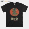 Dinosaur The Karat Rex Japanese Sunset Halloween T-Shirt