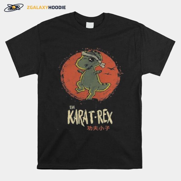 Dinosaur The Karat Rex Japanese Sunset Halloween T-Shirt