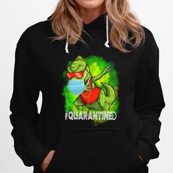 Dinosaur Wear Mask Quarantined Hoodie