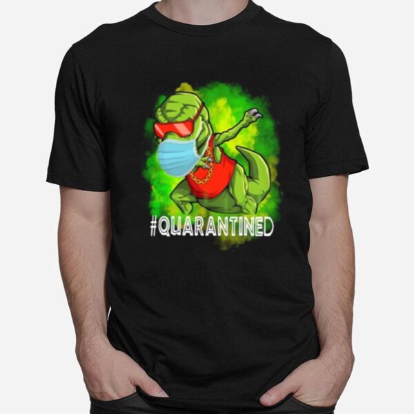 Dinosaur Wear Mask Quarantined T-Shirt