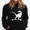 Dinosaurs On Longboard Skater Hoodie