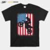 Dirt Bike American Flag Motocross Biker 4Th Of July Usa Flag T B0B45Nmmb7 T-Shirt