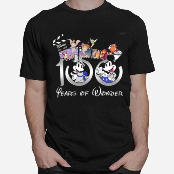 Disney 100 Years Of Wonder 100Th Anniversary Magical 1923 %E2%80%93 2023 T-Shirt