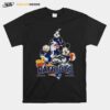 Disney Characters Mashup New England Patriots T-Shirt