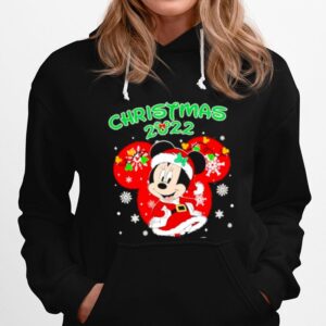 Disney Christmas 2022 Minnie Mouse Santa Christmas 2022 Hoodie