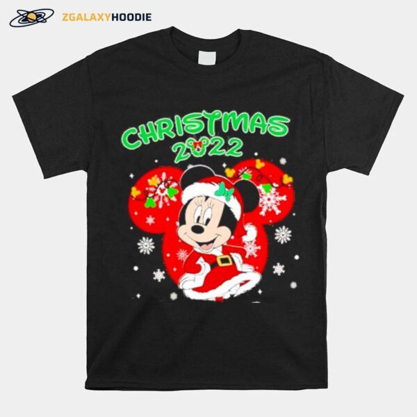 Disney Christmas 2022 Minnie Mouse Santa Christmas 2022 T-Shirt