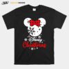 Disney Christmas Mickey Red Bow T-Shirt