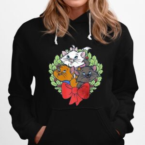 Disney Christmas The Aristocats Wreath Characters 2022 Hoodie