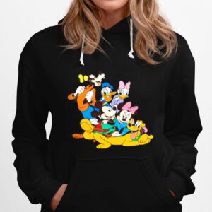 Disney Classic Group Pose Mickey Mouse Donald Duck Goofy Hoodie