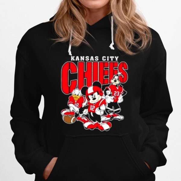 Disney Football Team X Kansas City Chiefs Champions 2023 Super Bowl Lvii Champions Hoodie