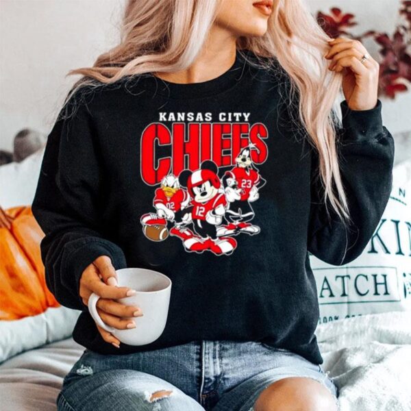 Disney Football Team X Kansas City Chiefs Champions 2023 Super Bowl Lvii Champions Sweater