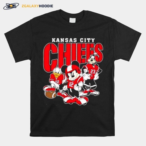 Disney Football Team X Kansas City Chiefs Champions 2023 Super Bowl Lvii Champions T-Shirt