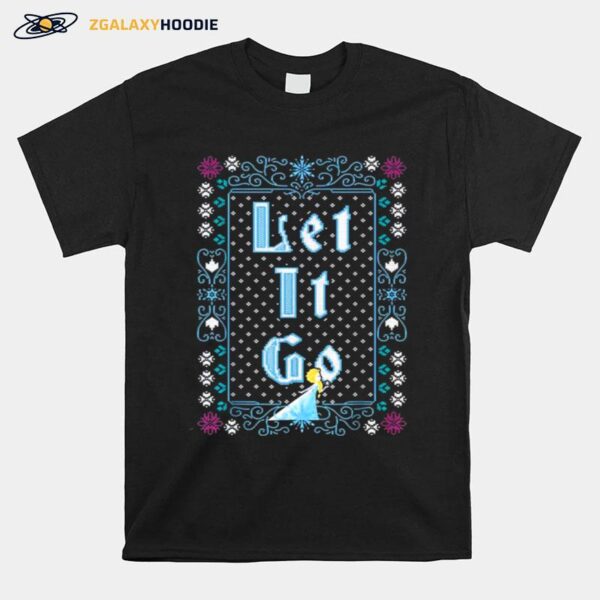 Disney Frozen Elsa Let It Go Ugly Christmas T-Shirt