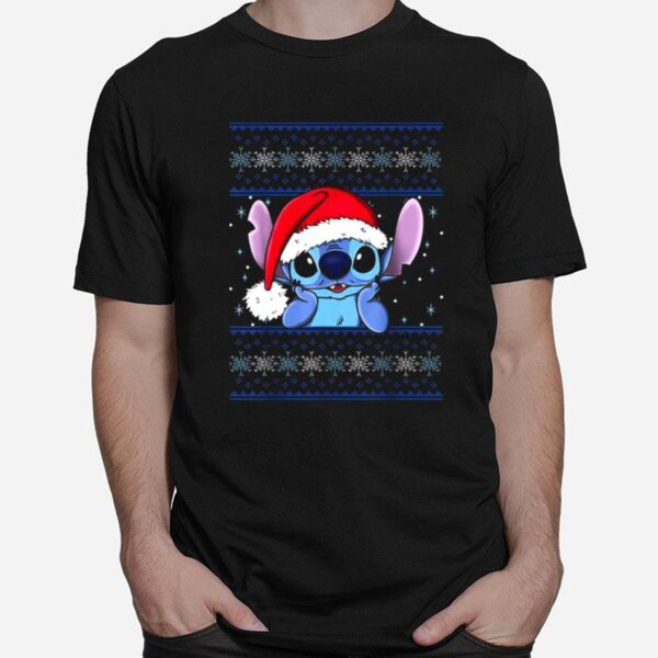 Disney Lilo Stitch Christmas Stitch Ugly Christmas T-Shirt