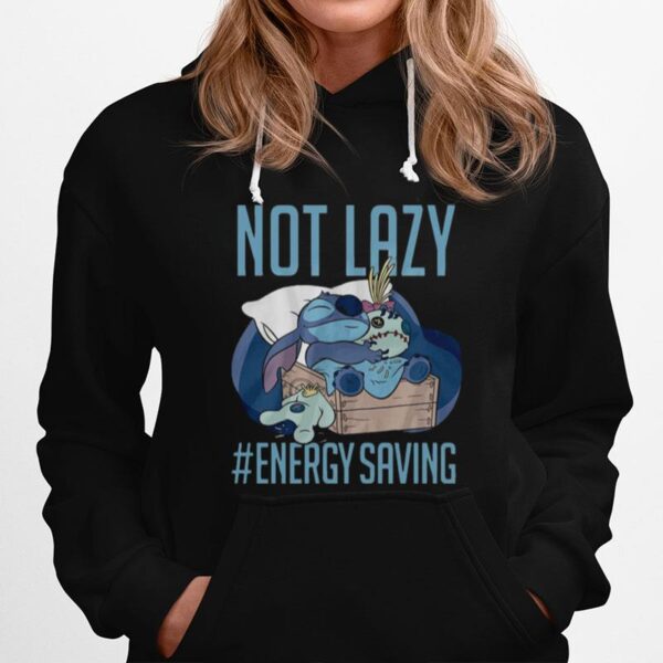 Disney Lilo Stitch Not Lazy Energy Saving Hoodie