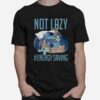 Disney Lilo Stitch Not Lazy Energy Saving T-Shirt