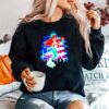 Disney Little Mermaid Ariel 4Th Of July Independence Sweater