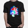 Disney Little Mermaid Ariel 4Th Of July Independence T-Shirt