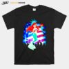 Disney Little Mermaid Ariel 4Th Of July Independence T-Shirt