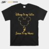 Disney Mickey Mouse In My Veins Jesus In My Heart T-Shirt