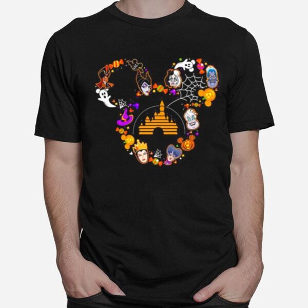 Disney Mickey Mouse Maleficent Halloween T-Shirt