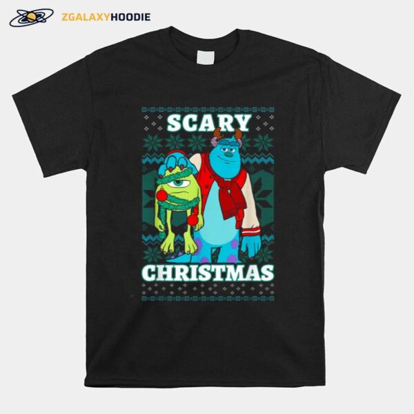 Disney Pixar Monsters Inc. Christmas Scary Ugly Christmas T-Shirt