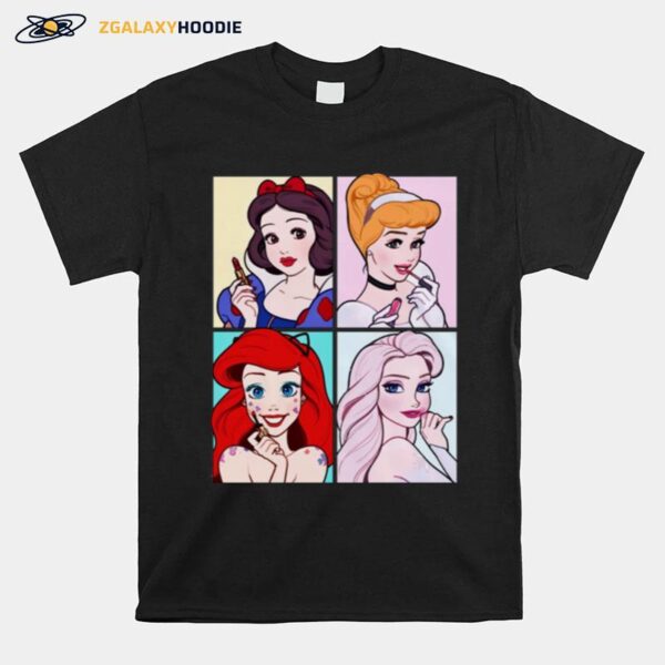 Disney Princess Cinderella Snowwhite Ariel Elsa T-Shirt