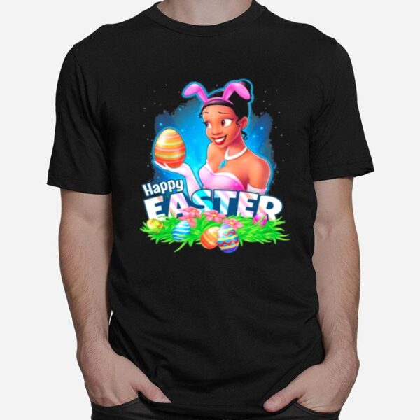 Disney Princess Tiana Happy Easter Egg T-Shirt